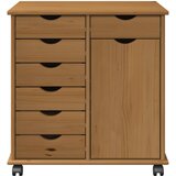  Mobilni ormar s kotačem Medeno smeđa 63,5 x 39 x 65,5 cm | shoptok.hr