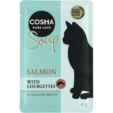  Varčno pakiranje Cosma Soup 24 x 40 g - Losos z bučkami | shoptok.hr