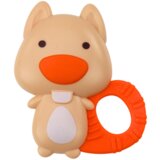 Lean_Toys Komplet ropotulj, grizala, pisane pastelne živali, 4 kosi | Shoptok.si