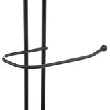 XXXL držač WC papira Maya 73,3 cm metal, crni | shoptok.hr