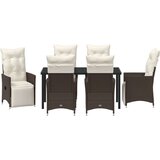  Set od 4 Smeđa PE ratan Jednostavna sofa | shoptok.hr