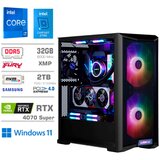 MEGA Računalnik TWR S10 i7-14700K/RTX4070 Super/32GB-DDR5/2TB-4.0/1000W/Win11Home/črna RGB Cene