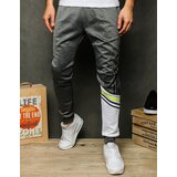 DStreet Spodnie męskie dresowe ciemnoszare | Shoptok.si