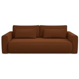 Makamii Baršunasti sklopiva/s prostorom za odlaganje sofa boja terakote 238 cm Kapua – | shoptok.hr