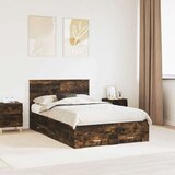  Konstrukcija postelje z vzglavjem Dimljeni oreh 120 x 200 cm, (5000103178) | Shoptok.si