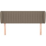  Uzglavlje s ušima smeđesivo 147x23x78/88 cm od tkanine | shoptok.hr