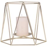 INF Nordic Iron Art Svečnik - Zlata Majhna Velikost, Minimalistično Kovinsko Stojalo Gold, (5000158391) | Shoptok.si