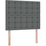  s madracem i skladištem Tamno siva 120 x 200 cm tkanina | shoptok.hr