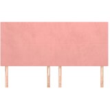  Uzglavlje roze 200x5x118/128 cm baršunasto | Eponuda.com