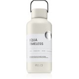 Equa Timeless steklenica za vodo iz nerjavnega jekla majhna barva Off White 600 ml Cene