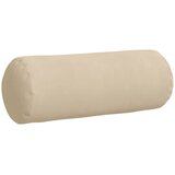  Valjkasti jastučići 2 pcs Krema Ø 25 x 70 cm Mikrofiber tkanina | shoptok.hr