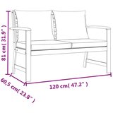  9-dijelni vrtni blagovaonski set s jastucima od bagremovog drva | shoptok.hr