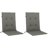  Jastuci za stolice 2 kom prošarano tamnosiva 100x50x4cm tkanina | shoptok.hr