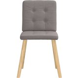  Jedilni stoli 4 kosi taupe blago, (21822604) | Shoptok.si