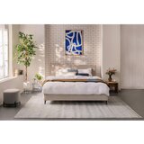 Bonami Selection Bež oblazinjena zakonska postelja z ležiščem in rešetko 180x200 cm Noira Slim - | Shoptok.si