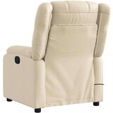 vidaXL Masažni naslanjač krem blago, (20922858) | Shoptok.si