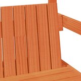  Set kreveta i klupe s krovom voštano smeđi 80x200 cm borovina | shoptok.hr