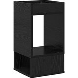  Stranska miza 2 pcs Črna Orehovina 30 x 30 x 56 cm, (5000201715) | Shoptok.si
