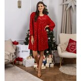 Gemre Red sequin dress with a bow Siella | Shoptok.si