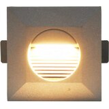 vidaXL Vanjske LED zidne svjetiljke 6 kom 5 W srebrne četvrtaste | shoptok.hr
