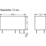 788-181 Relej za tiskanu pločicu 230 V/AC 8 A 2 izmjenjivača 20 komada