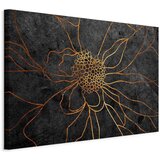 Artgeist Slika Na Platnu Flower In Gold | Shoptok.si