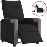 Maison Chic Električni naslanjač - Relax naslanjač črno blago, (22061899) | Shoptok.si