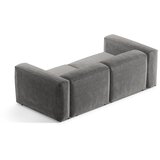 Cosmopolitan Design Svetlo siva sedežna garnitura iz rebrastega žameta 224 cm Bergano – | Shoptok.si