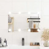ogledalo s LED svjetlima 40x60 cm stakleno pravokutno
