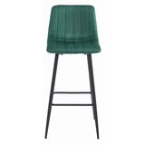 Brandless POZZA hocker - temno zelen žamet / črne noge x 1, (22060661) | Shoptok.si