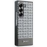 Dkny PU Leather Repeat Pattern Bottom Stripe MagSafe Zadní Kryt pro Samsung Galaxy Z Fold 6 Brown Ovitek za telefon Vijolična | Shoptok.si