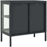 vidaXL komoda antracit 70 x 35 x 70 cm od čelika i stakla | shoptok.hr