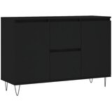 Maison Chic Komoda - Predalnik črna 104x35x70 cm inženirski les, (21716501) | Shoptok.si
