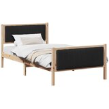  Okvir kreveta Smeđa i crna 100 x 200 cm Masivna borovina | shoptok.hr