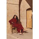 Trendyol X Artificial Intelligence Burgundy Ruffle Detailed Woven Skirt | Shoptok.si