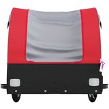 Prikolica za bicikl crno-crvena 30 kg željezna | shoptok.hr