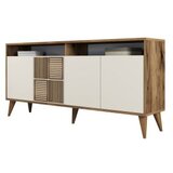 Hanah home komoda milan 160 walnut cream | ePonuda.com