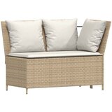  3-dijelni set vrtnih sofa od poliratana s jastucima bež | shoptok.hr