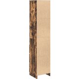 vidaXL Visoka ploča dimljeni hrast 37,5x35x180 cm izrađeno drvo | shoptok.hr