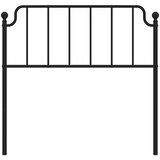  Metalno zamjensko uzglavlje crno 100 cm | shoptok.hr