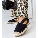Gemre Black espadrilles with an open heel Tharna | Shoptok.si