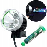 Rosfix SET UV LAMPA 6–10W IN ZELENA SOLDERMASKA – ZA UTJEVANJE NA PCB | USB 5V, 365NM, 10G, LED, (5000036506) | Shoptok.si