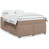 Maison Chic Box spring postelja - Vzmetna postelja z vzmetnico kapučino 140x190cm umetno usnje SL4797, (21888028) | Shoptok.si