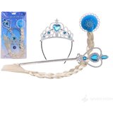  LEDENA PRINCEZA SET - Tiara, pletenica i štapić | Eponuda.com
