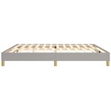  Za krevet s oprugama svjetlosivi 200x200 cm od tkanine | shoptok.hr
