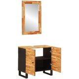 Setovi za kupaonicu s pohranom 2 pcs Prirodna Čvrsto drvo manga | Eponuda.com