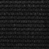 Balkonski zastor crni 120 x 500 cm HDPE | shoptok.hr