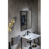 Sapho Ogledalo u okviru AROWANA 60x80 cm mat crne boje | Eponuda.com