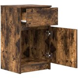 vidaXL Noćni ormarić dimljeni hrast 39x35x65 cm konstruirano drvo | shoptok.hr