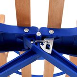 vidaXL Zložljive snežne sani z naslonjalom iz lesa 119 cm | Shoptok.si